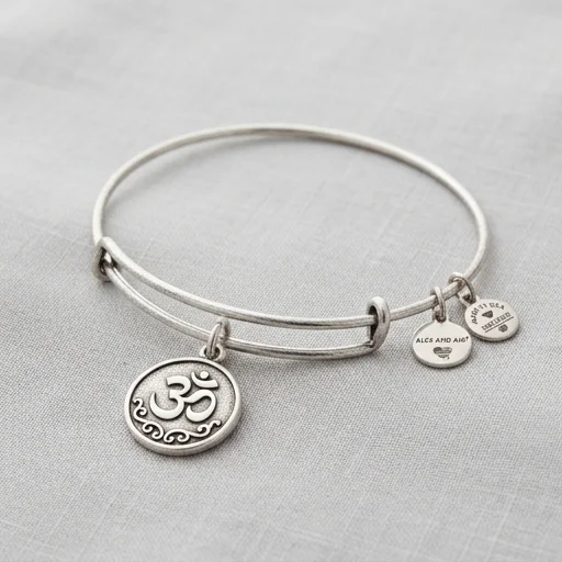 Alex and Ani Expandable Wire Bangle Bracelet view 2