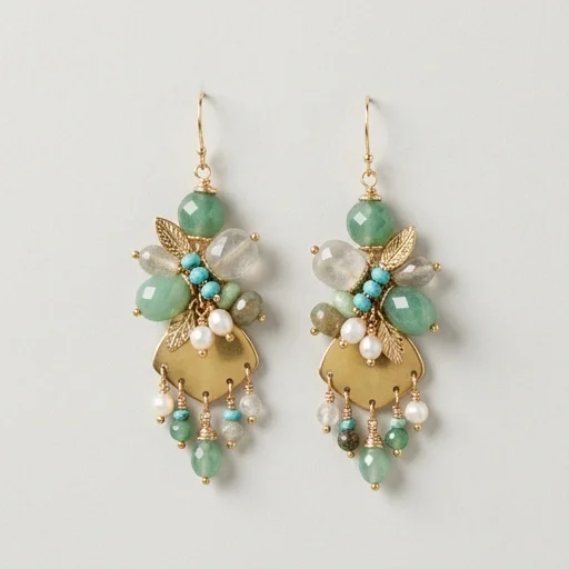 Anthropologie Statement Earrings view 2
