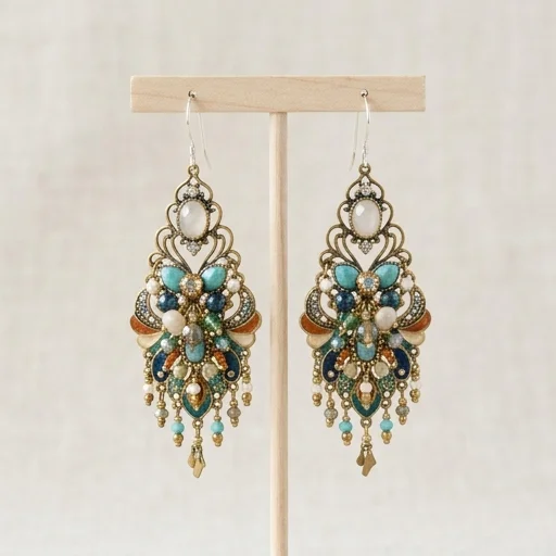 Anthropologie Statement Earrings view 3