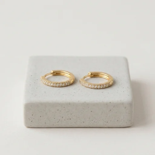 Astrid & Miyu Huggie Hoops view 2