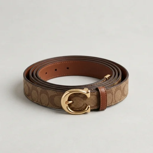 Coach Signature Belt view 3