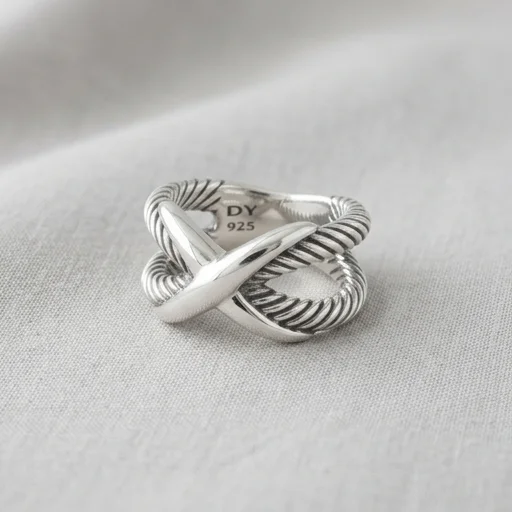 David Yurman X Ring view 2