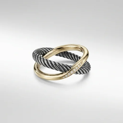 David Yurman X Ring view 3