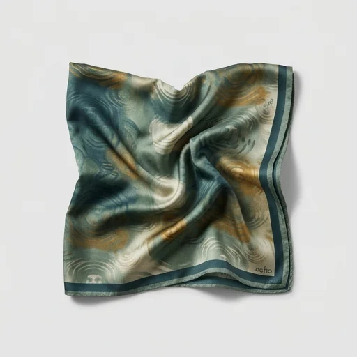 Echo Echo Silk Scarf view 2