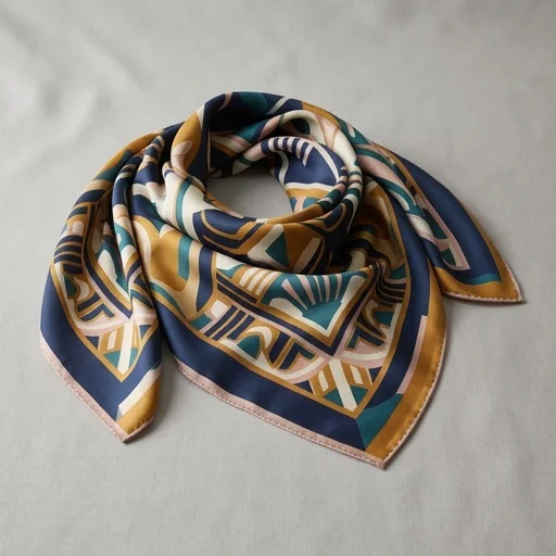 Echo Echo Silk Scarf view 3