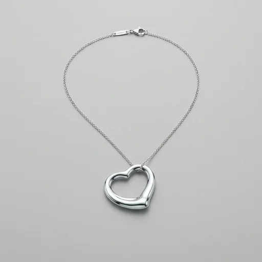 Tiffany & Co. Elsa Peretti Open Heart Pendant view 3