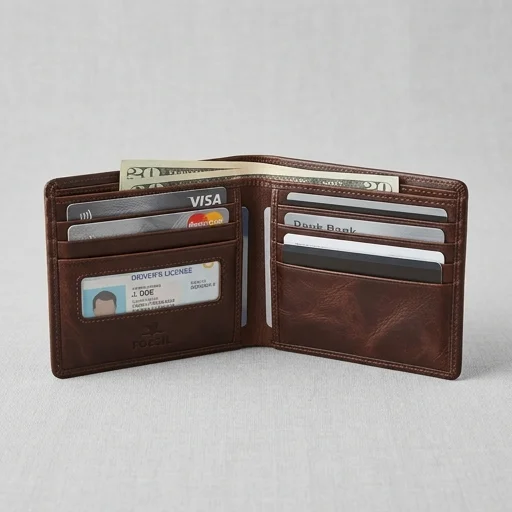 Fossil Fossil Leather Wallet view 2