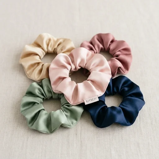 Kitsch Satin Scrunchies view 2