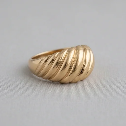 Mejuri Croissant Dome Ring