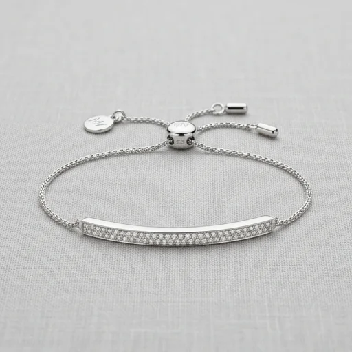 Monica Vinader Linear Bracelet view 2