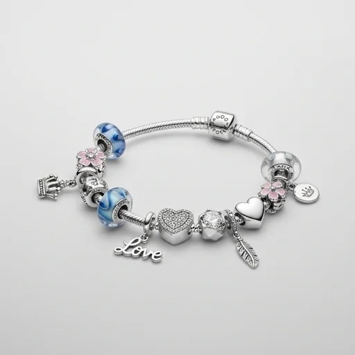 Pandora Moments Charm Bracelet view 3
