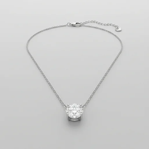 Swarovski Attract Round Cut Pendant Necklace